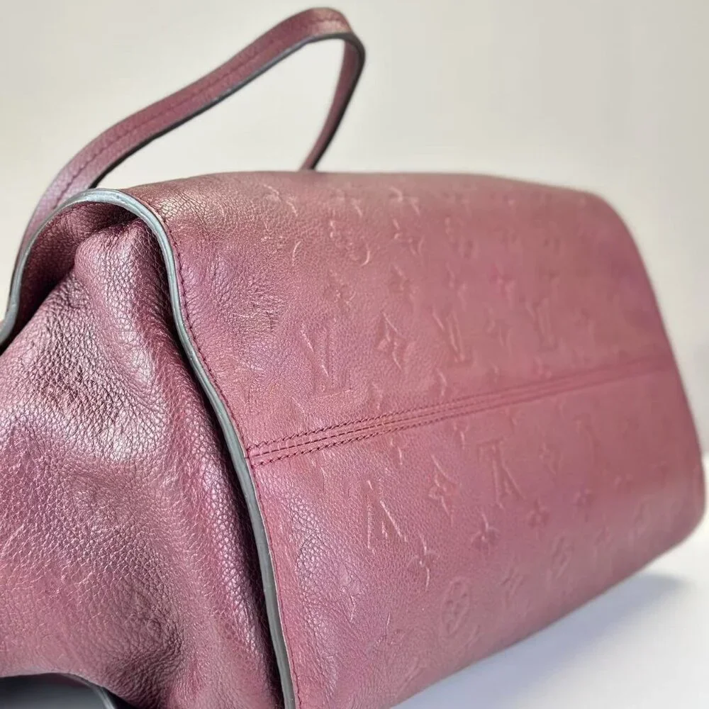 Louis Vuitton Burgundy Empreinte Leather Shoulder Bag Crossbody - Picture 5 of 8